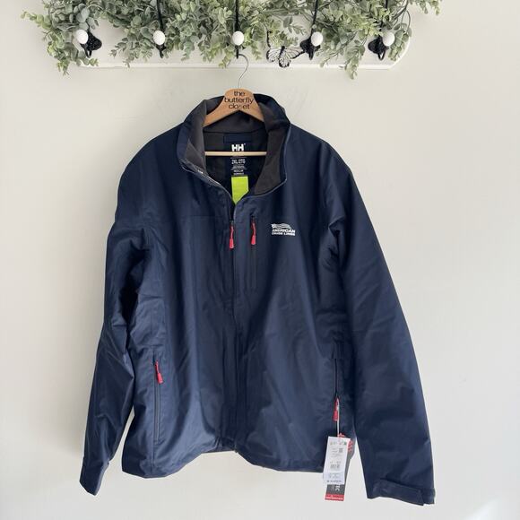 Helly Hansen Men's Crew Midlayer Sailing Jacket 2.0 American Cruise Line 2XL New - Picture 1 of 5